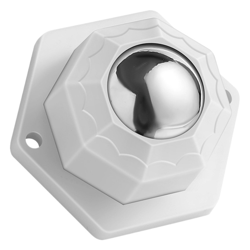 Nueva rueda universal de carga de una sola perla, transfronteriza, totalmente de acero, niquelada adhesiva, de alta capacidad de carga para uso doméstico diario, venta al por mayor del fabricante.