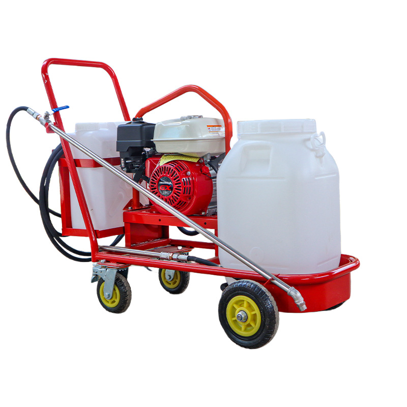 Empuje manual de gasolina diesel emulsionado asfalto distribuidor inyector de carretera pequeño distribuidor mantenimiento y renovación del pavimento