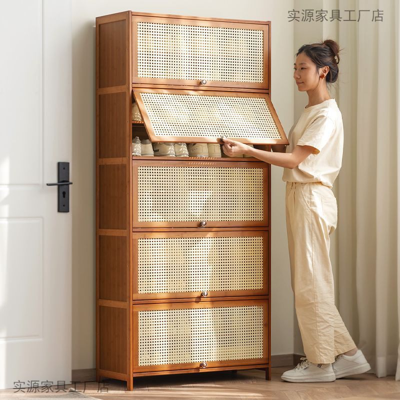 Shoe Rack Household Doorway Indoor Entrance Bedroom Storage Cabinet Simple Modern Dustproof Shoe Cabinet Storage Cabinet