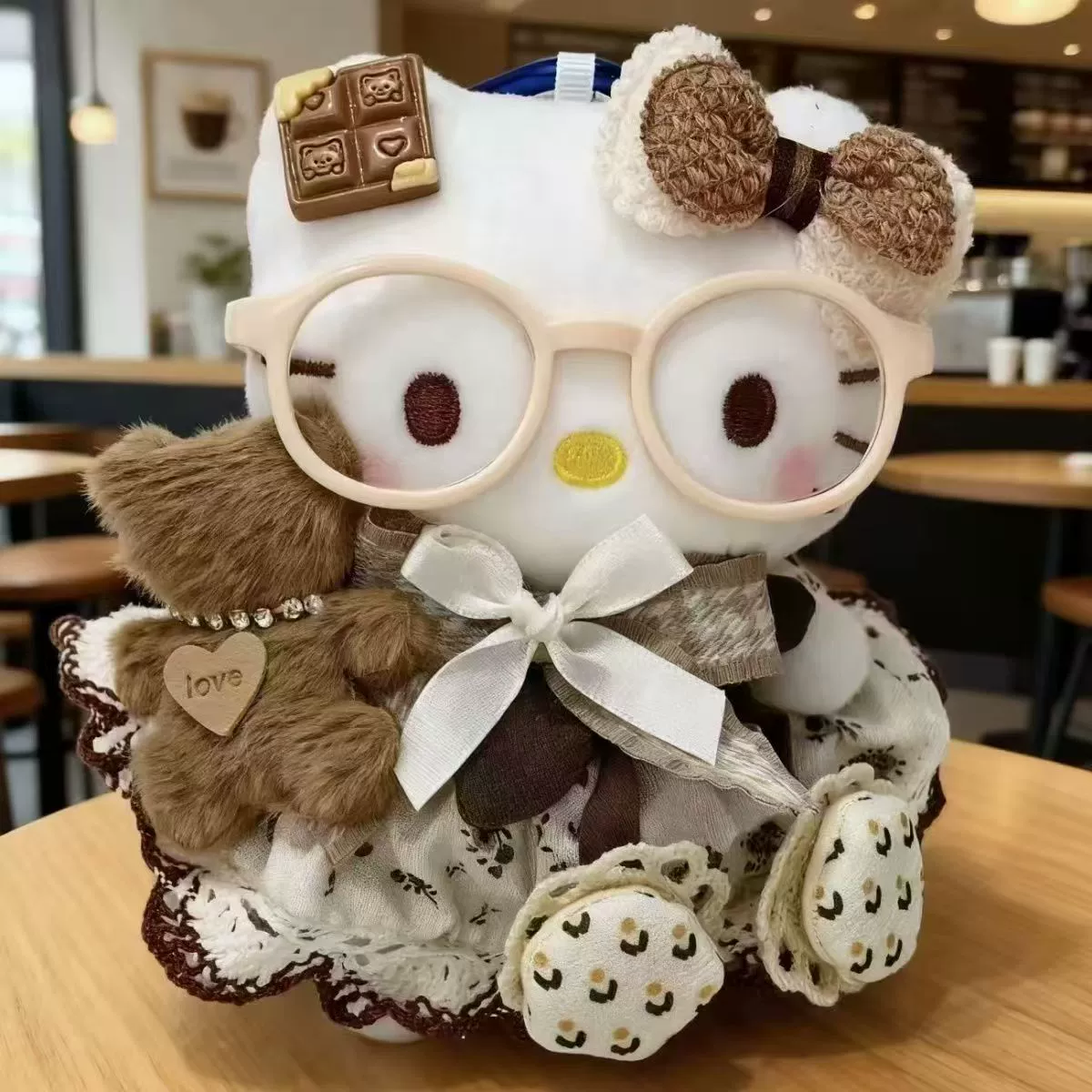 Hello Kitty, подлинная мультяшная плюшевая кукла, подвеска, брелок