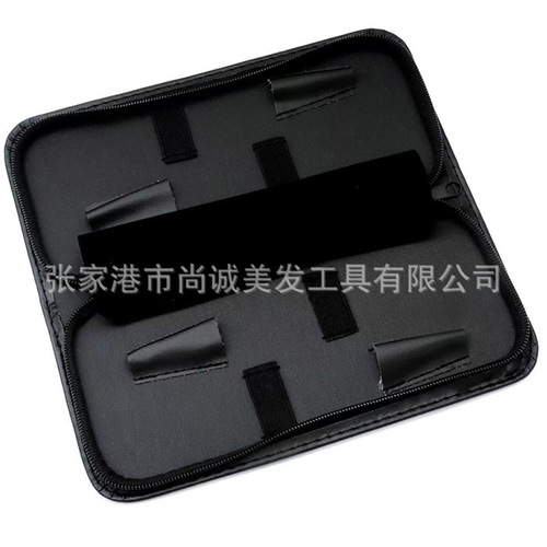 7-inch 8-inch universal hairdressing scissors tool storage leather bag with four pet scissors and hairdressing scissors tool storage bag