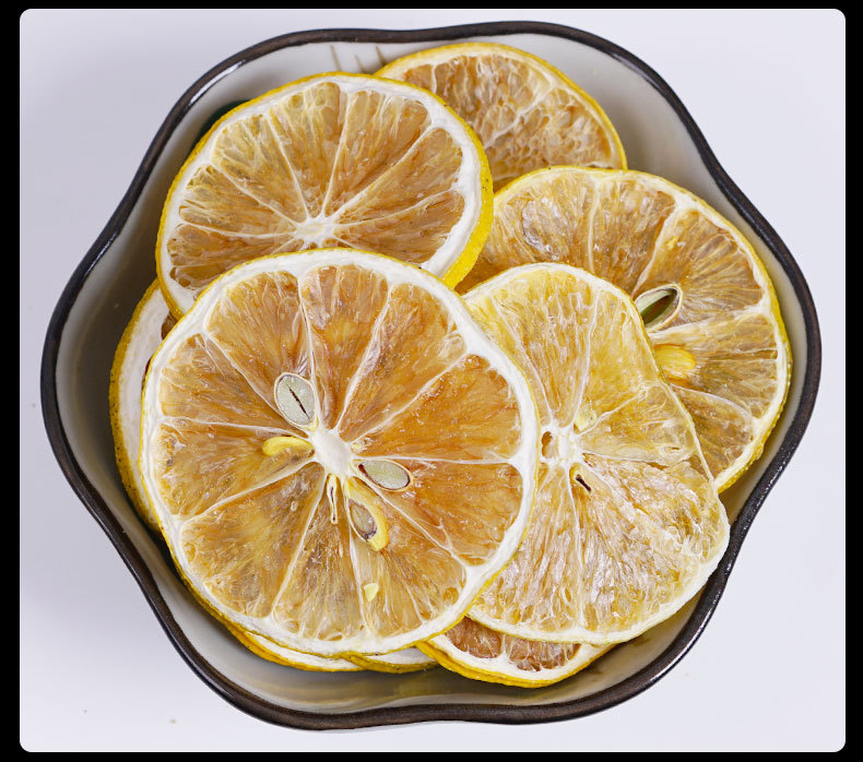 Dried Lemon Slices (Citrus limon) — Sun-Dried Fruit Herb for Tea & Water preparation