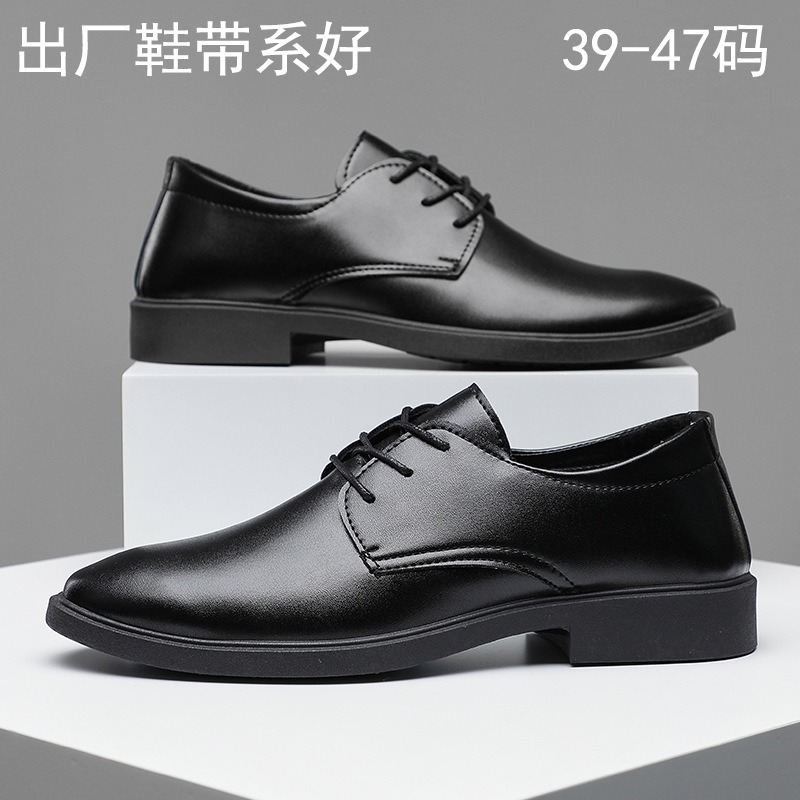 Zapatos casuales de cuero formales de negocios británicos de talla grande para primavera y otoño, zapatos de hombre, mocasines de traje.