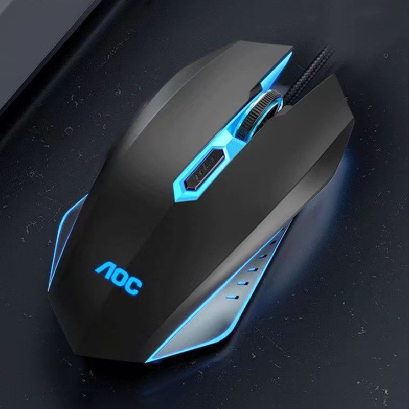 AOC GM130 glowing gaming mouse 4D wired usb desktop notebook…