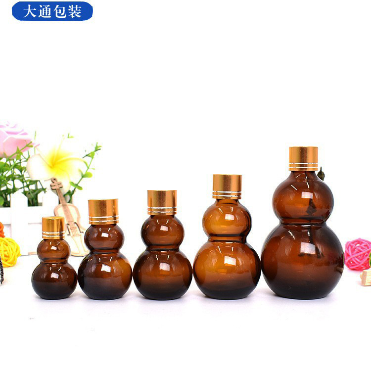 按摩精油瓶20ml双葫芦乳液玻璃瓶30ml精华滚珠瓶分装瓶滚珠设计|undefined
