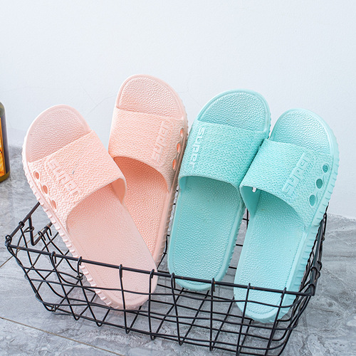 Home slippers Soft home summer home slippers women indoor and outdoor couple slippers men and women bathroom non-slip wholesale