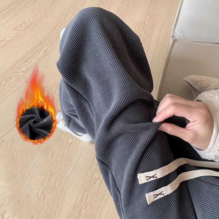 그레이 스트레이트 벨벳