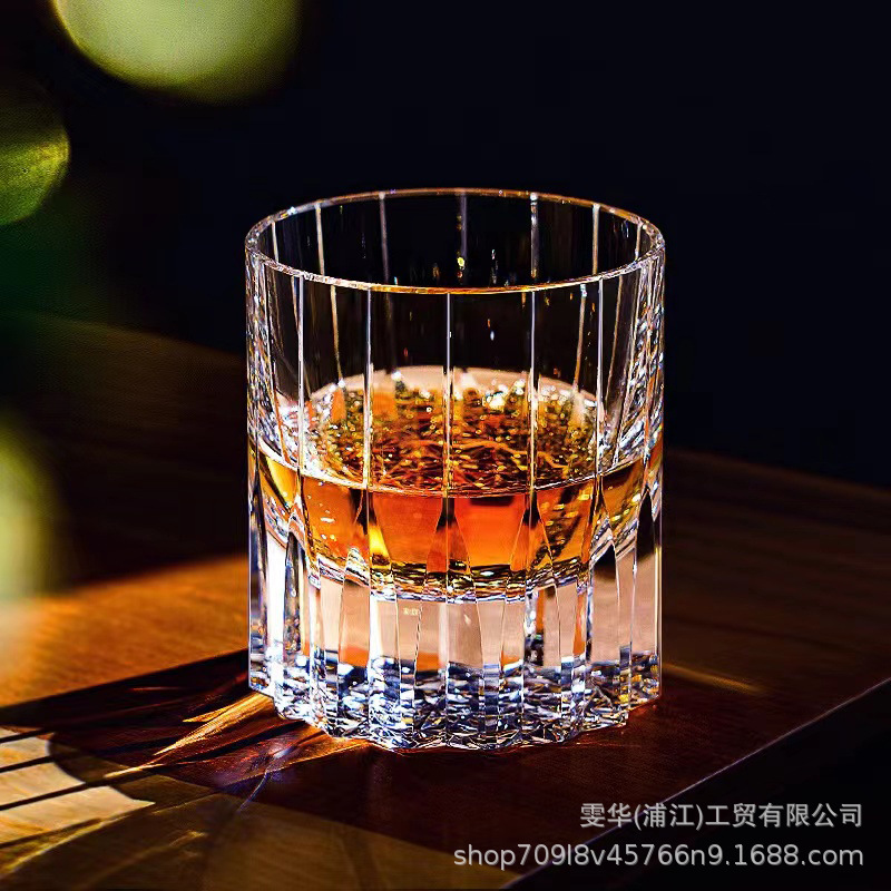 星芒K9水晶杯江户切子高端洋酒杯定制威士忌杯手工杯无铅高级奢华