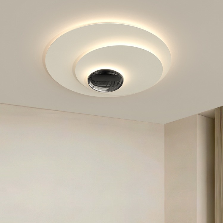 Lámpara de techo creativa y artística moderna, simple y popular, nueva lámpara de dormitorio de estilo crema, lujo y sensación de alto nivel