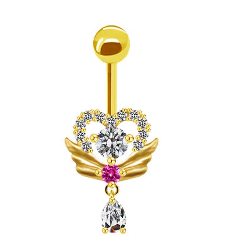 7g Weight Belly Ring Classification 1 Piece Quantity Holiday, Party Occasion 304 Stainless Steel, 316L Stainless Steel , Copper Material Heart Shape Pattern All Seasons Season Unisex Gender Streetwear Style Waterproof Non Tarnish, Surgical Steel, Plating Craft 1 Piece 304 Stainless Steel 316L Stainless Steel Copper Belly Rings Heart Shape Waterproof Non Tarnish Surgical Steel Unisex 1