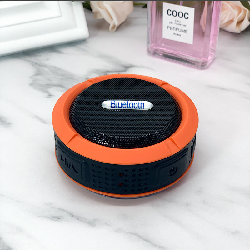 c6 防水 Bluetooth スピーカー屋外吸盤ミニ Bluetooth スピーカー携帯電話車のサブウーファー小型スピーカーカスタマイズ|undefined