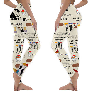 Cross-Border 2025 Aliexpress Independent Station Hot Selling Stripesd Polka Dot Pattern Printed Slim Elastic Yoga Fitness Pants for Women
