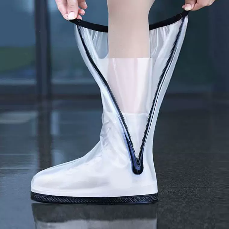 雨鞋套外穿防水防滑男款雨天防雨鞋套加厚耐磨雨靴女高筒水鞋脚套