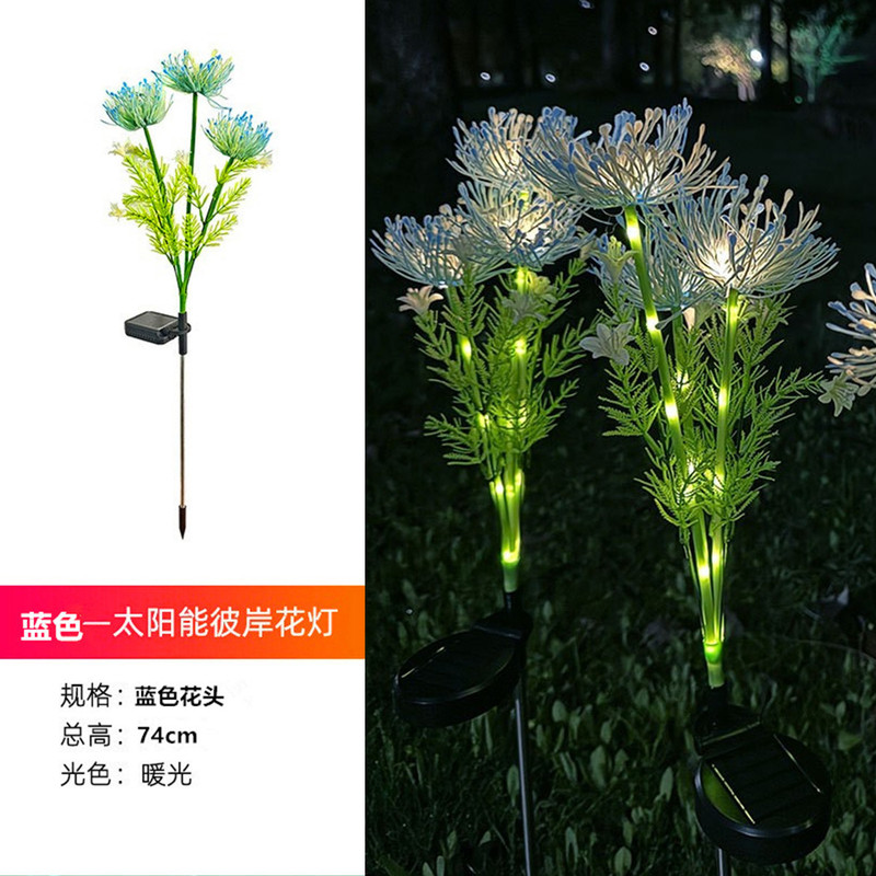 国境を越えたソーラーライト、グラウンドプラグライト、ヒマワリ、バラ、造花、タンポポ、芝生、銅線ストリングライト|undefined