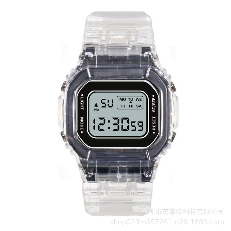 Unicornio reloj mujer estudiante simple chica luminosa hombres impermeable deportes coreano ins Colegio estilo reloj electrónico