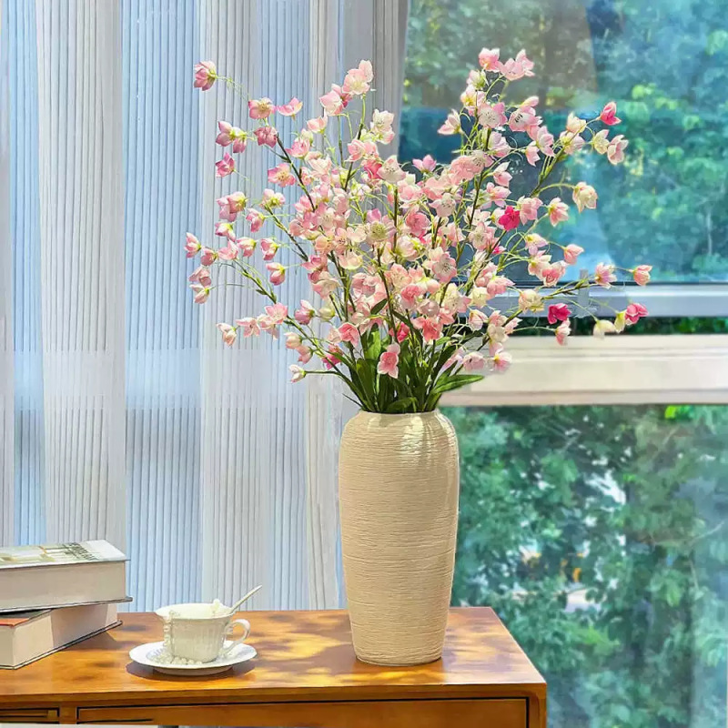 铃兰花居家客厅装饰花艺插花摆件餐桌假花摆设花束仿真家居装饰|undefined