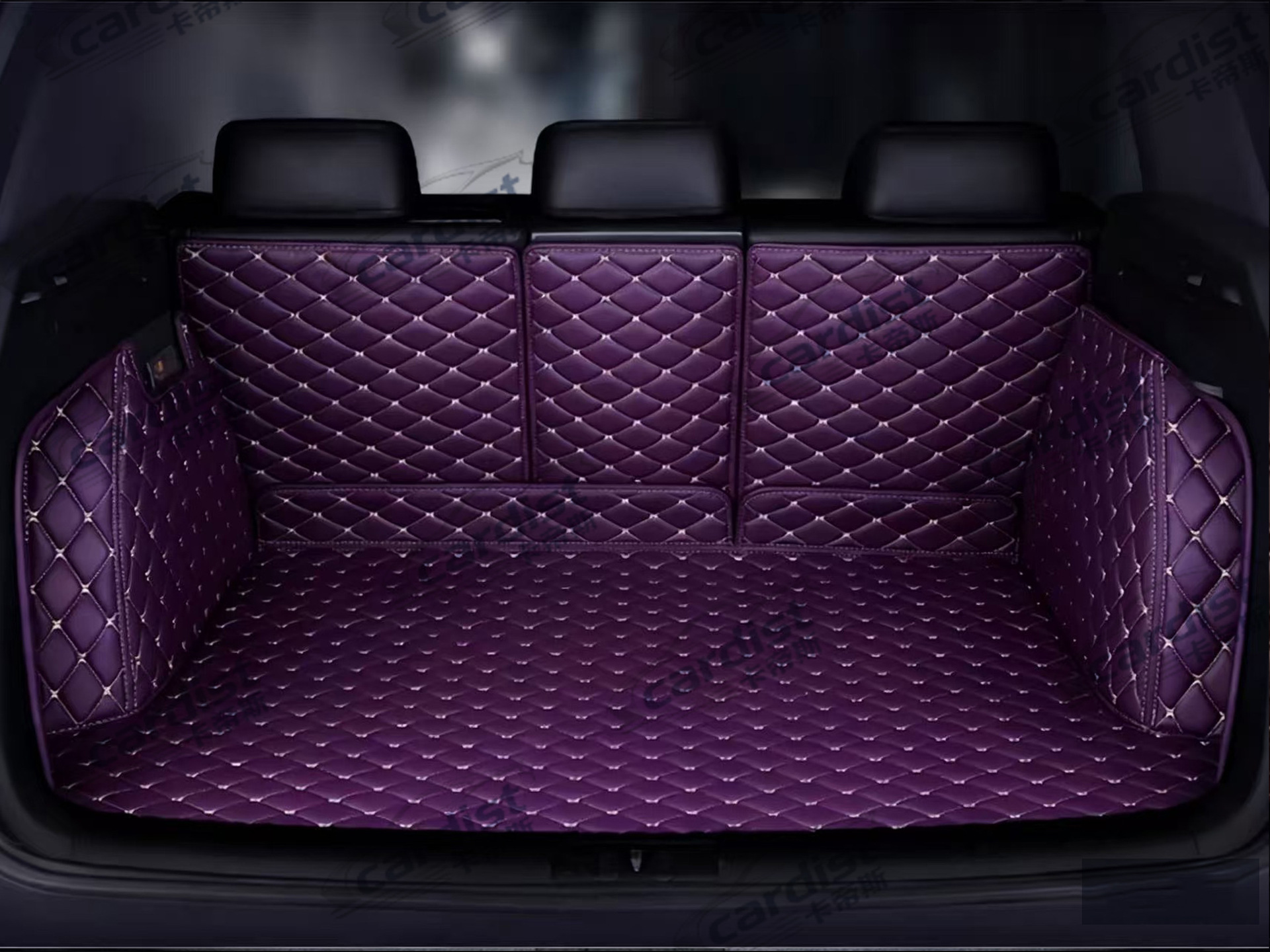Catist/High-Quality Leather Full-Cover Car Trunk Mat Cross-Border