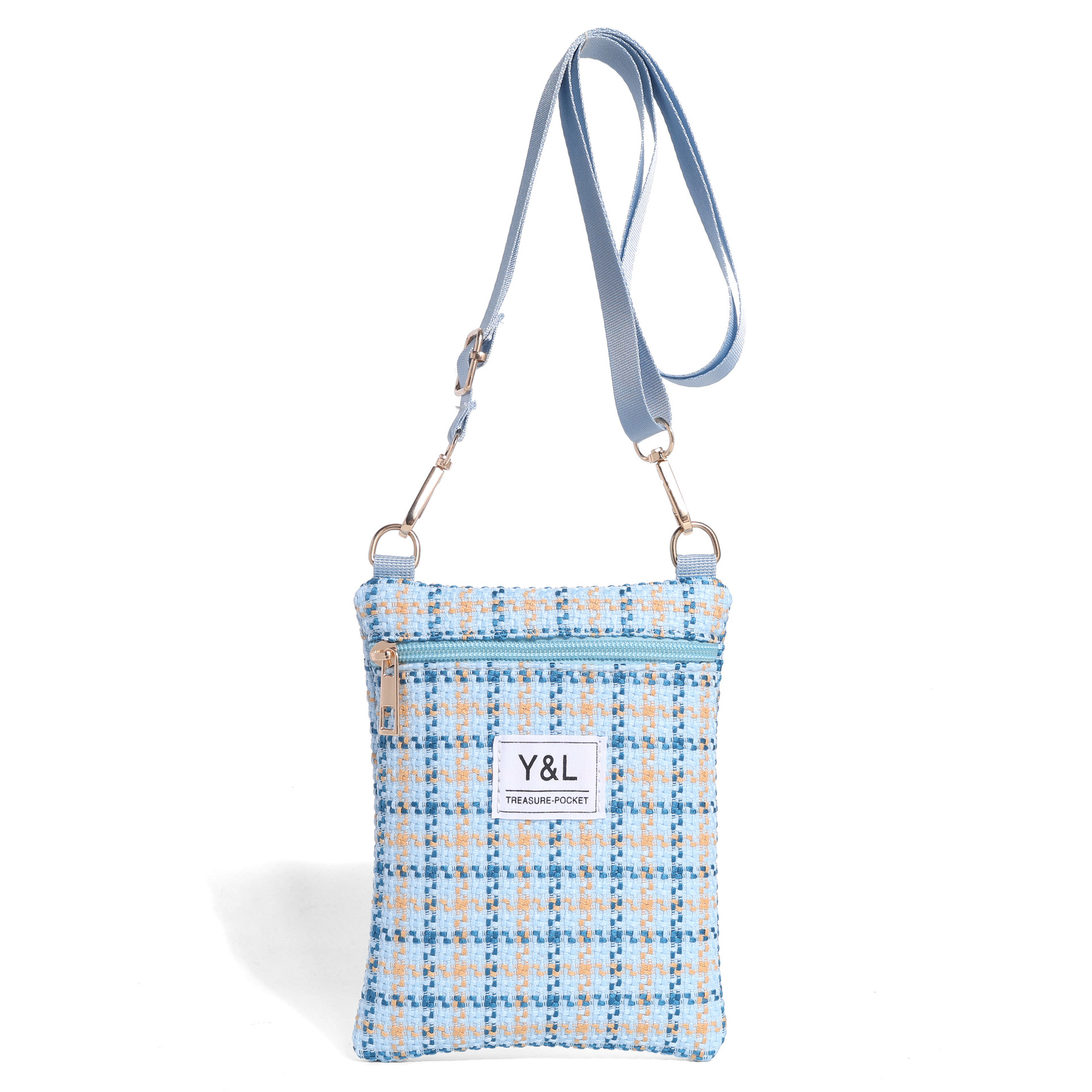 Tejido de encaje rugoso tela de celosía damas mini hombro mochila bolso móvil correa de hombro mini bolso pequeño