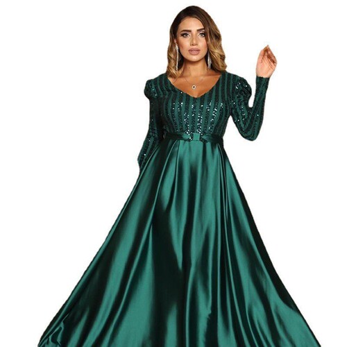 plus size evening party dress long sexy long dress trailing party evening dress new