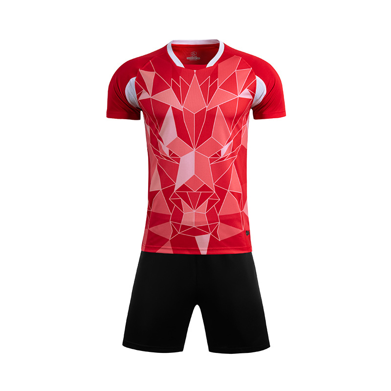 Traje de uniforme de fútbol Equipo de entrenamiento de competición deportiva para hombres Uniforme de bola Camisa de tamaño impreso para niños adultos de manga corta Uniforme de fútbol de secado rápido
