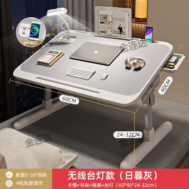 昇降折りたたみベッドの机寮の学生は電気スタンドを勉強します。|undefined