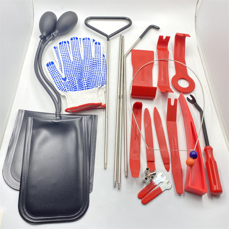 Car tools rocker airbag upgrade set stainless steel pole car long-distance hook tool self-driving emergency