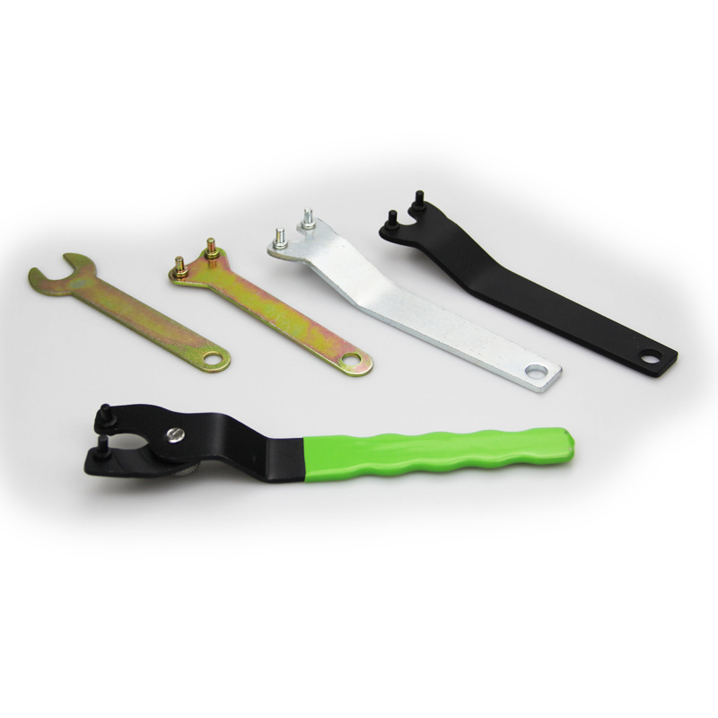 100角磨机扳手多用可调式两用加厚角磨机扳手工具配件五金用品