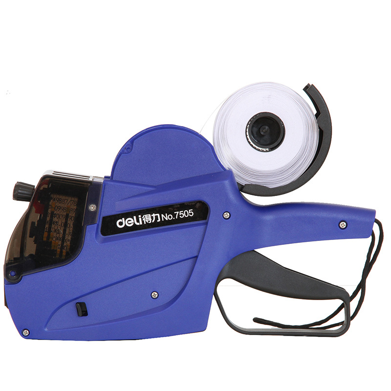 7505 máquina de marcación de precios de doble fila supermercado máquina de marcación de 10 dígitos máquina de marcación de precios