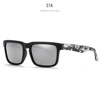 KDEAM colorful real film polarized sunglasses casual box sunglasses colorful trendy glasses KD2501pro