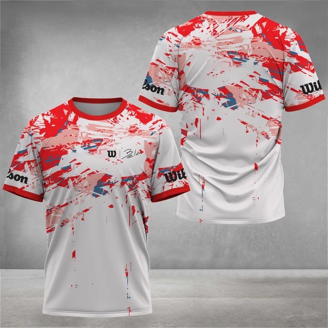 2025 venta caliente moda 3D impresión digital verano hombres deportes deportes suelta transpirable manga corta cuello redondo camiseta