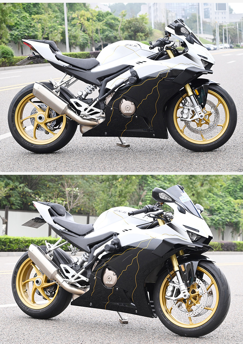 Suitable for Zhang Xue Motorcycle 500Rr Bumper, Motorcycle Front Guard Bar with Built-In Spring, Anti-Fall Competitive Guard Bar Cover