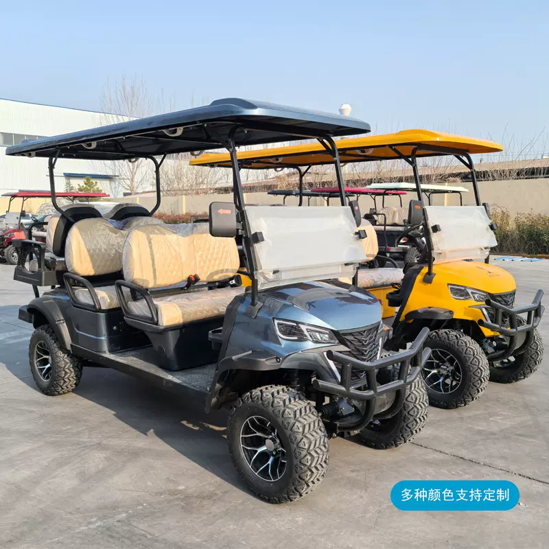 2座4座6座高尔夫球车旅游观光车户外旅行观光车出口电动高尔夫球