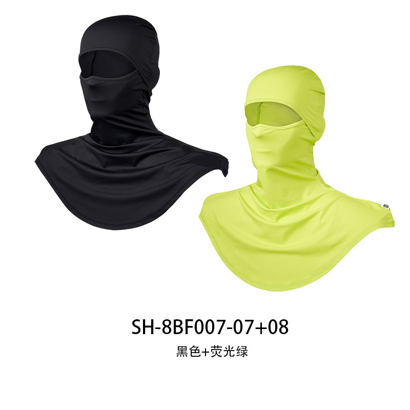 Secado al sol musgo chal cabeza cubierta cara completa transpirable verano trabajo al aire libre pesca pescado motocicleta montar a prueba de sol cubierta de la cabeza