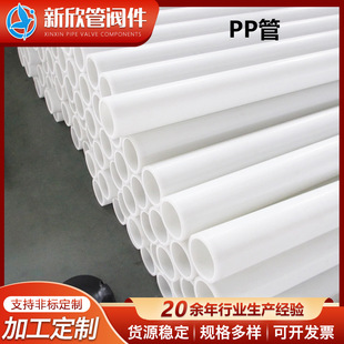 Wholesale Pp Pipes White Plastic Chemical Pp Duct Large Diameter Flame Retardant Anti-Static Frpp Pipe Material Pvdf Pipe