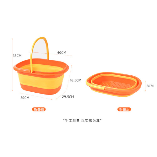 Foot bath basin for children, bubble foot tub, popular little yellow duck, household foot washing basin, student dormitory massage foldable foot bath tub