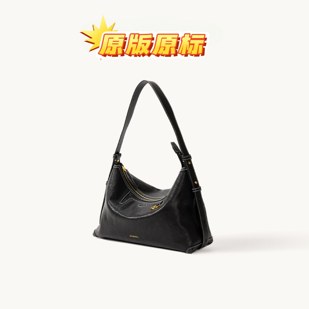 Songshan Series Suede Hobo Bag - Underarm Commuter Dumpling Bag, Soft Shoulder Bag For Women - Thumbnail 6