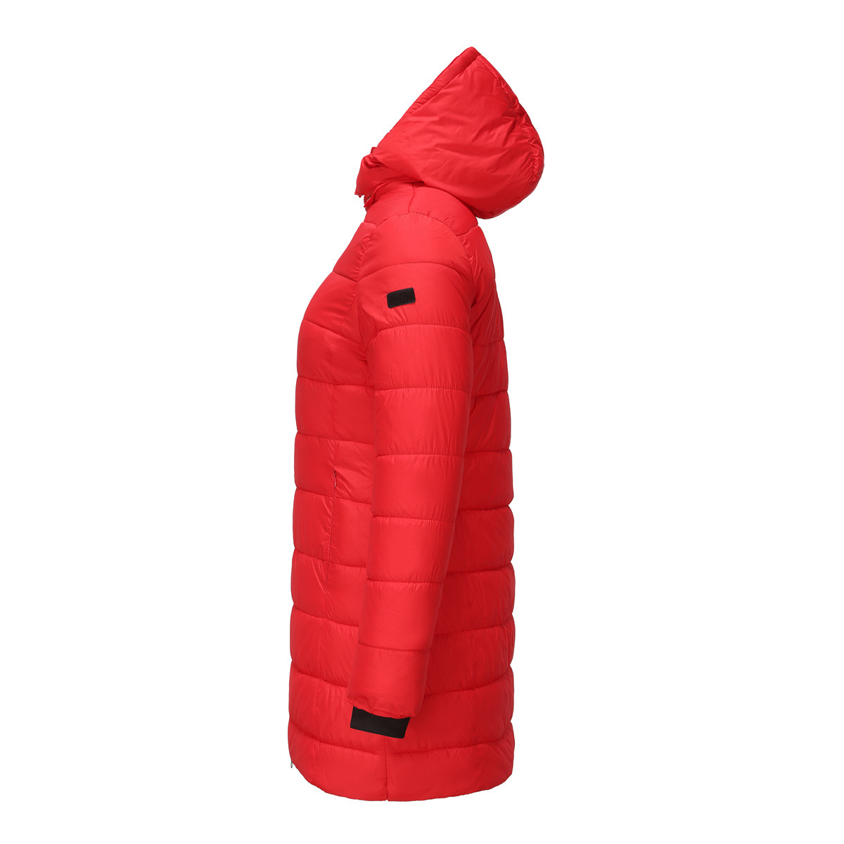 Abrigo de invierno para mujer con capucha extraíble parka impermeable_voghion.com