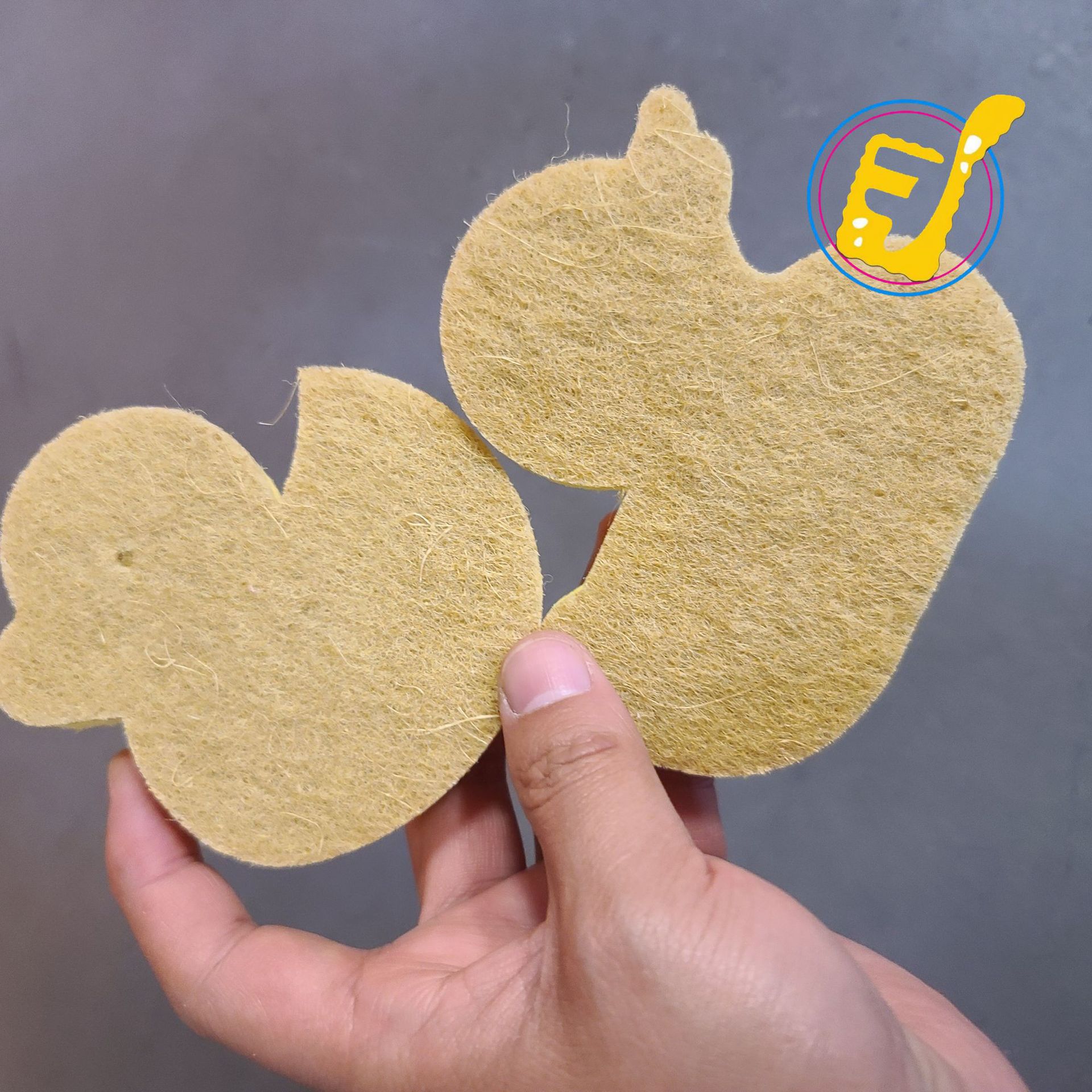 · Coconut Brown tisal estropajo compuesto de pulpa de madera de algodón cocina de doble cara limpieza eliminación de aceite cepillo olla lavavajillas esponja