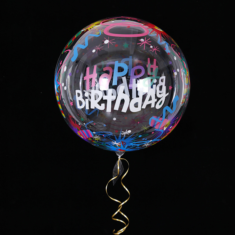 Globo transparente navideño, Santa/ muñeco de nieve