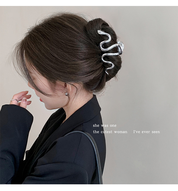 30g Weight Hair Claws Hair Accessories Type 1 Piece Quantity Daily, Street Occasion Alloy Material Geometric Pattern Women's Gender Plating Design IG Style Style Women's Ig Style Geometric Alloy Plating Hair Claws 9