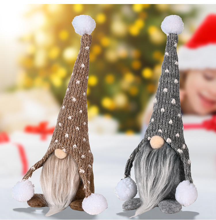 Wholesale Christmas Rudolph White Beard Faceless Nihaojewelry display picture 9