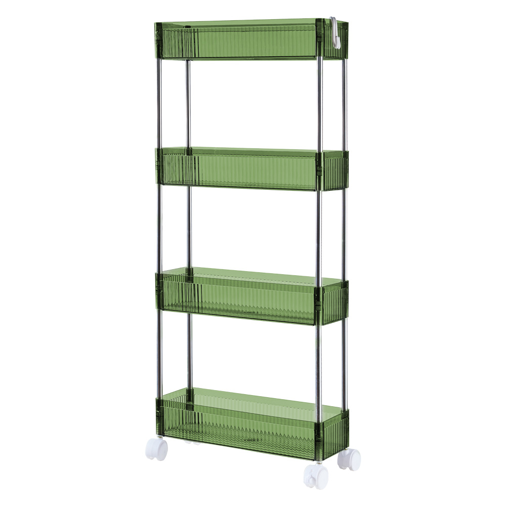 Cuarto de almacenamiento de baño hogar piso almacenamiento rack almacenamiento brecha polea carro almacenamiento rack