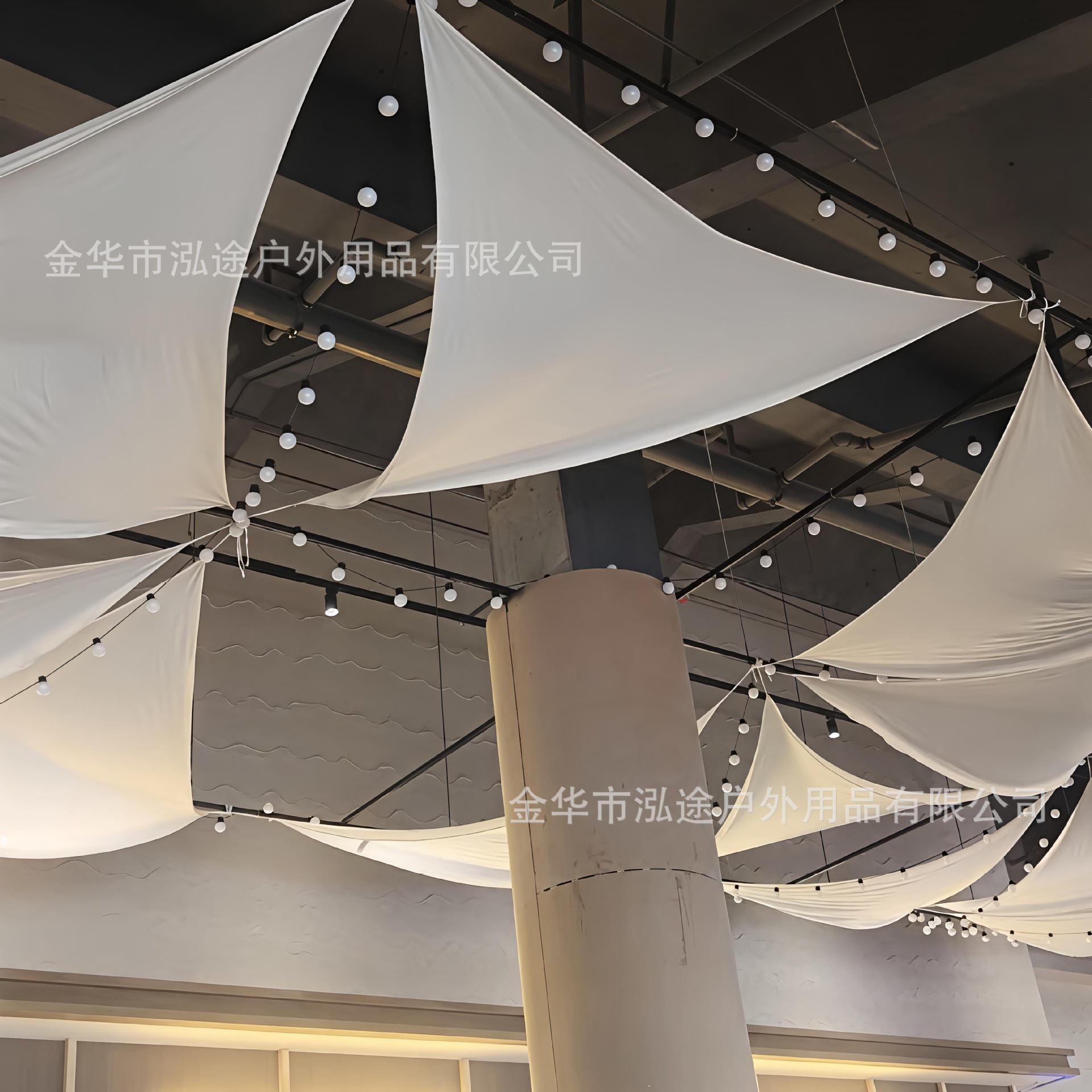 Indoor Canopy Camping Trendy Bar Tavern Café Long Decorative Fabric Strip Atmosphere Decoration Fabric Strip Background Cloth