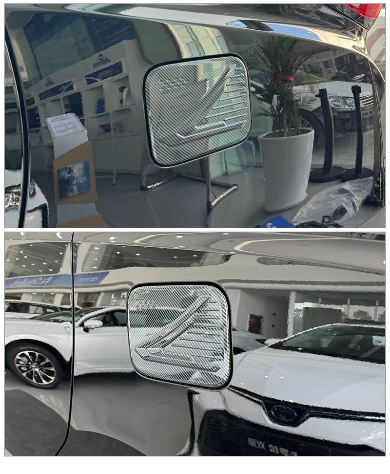 Applicable to 23-24 Toyota ELFA fuel tank cap decorative stickers Wilfa exterior decoration modification accessories
