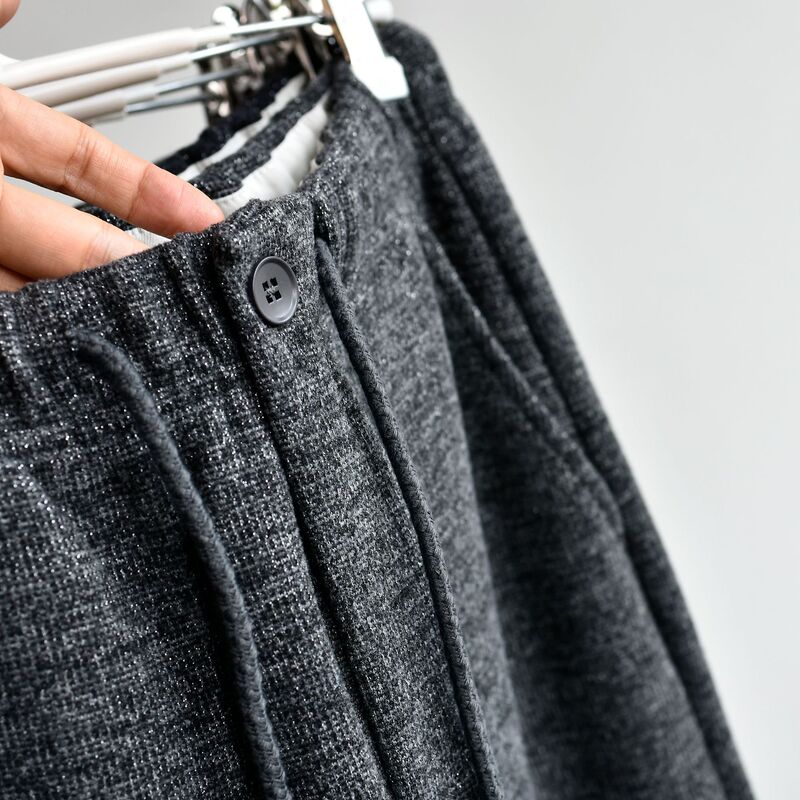 [Wool Silk Star Pants] New winter women's collection: heavyweight 800-gram warm and thick straight-leg wide-leg casual pants