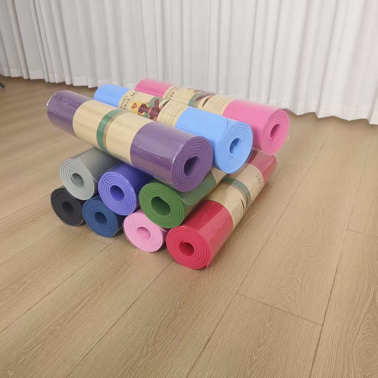 Tapete de Yoga y Salto de Cuerda 6mm de EVA para Fitness y Ejercicio