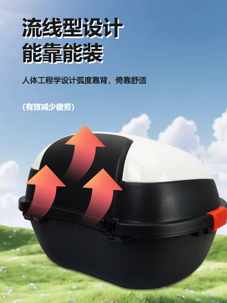 Suitable for Electric Vehicle Trunks, Yadea, Aima, and Tailg Universal Small Electric Scooter Trunk, Rear Trunk Accessories Box