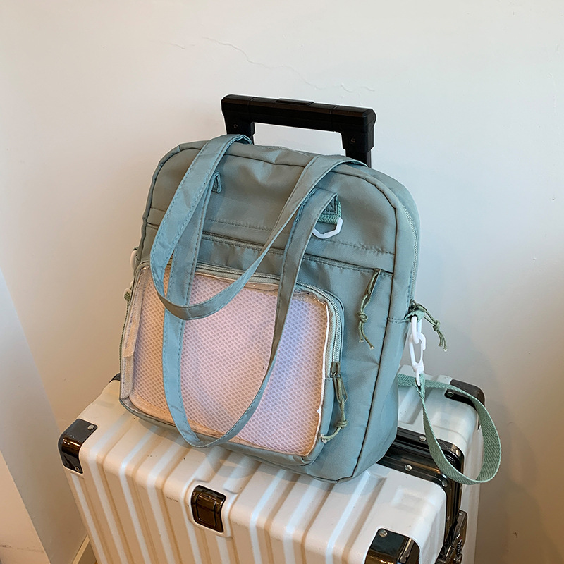 Bolsa de hombro japonesa de alto valor para mujeres 2024 otoño nuevo estilo en la universidad viento gran capacidad bolsa de mano