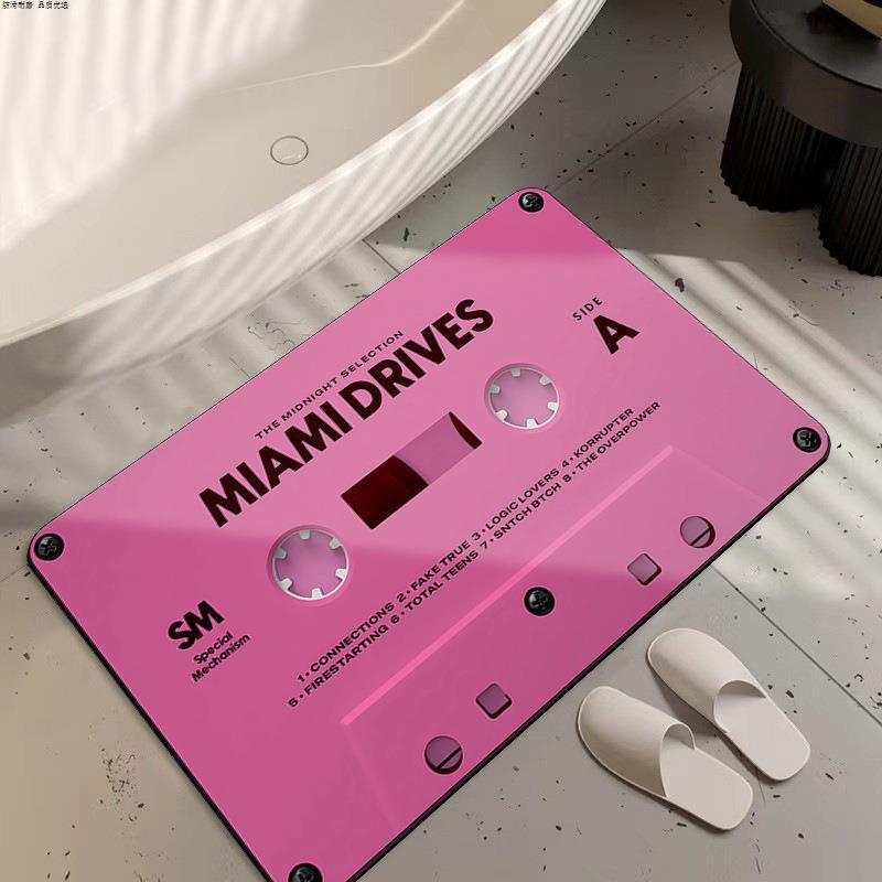 Tapete Absorbente de Diatomeas para Baño de Barro de Diatomeas Lavable a Mano para Baño