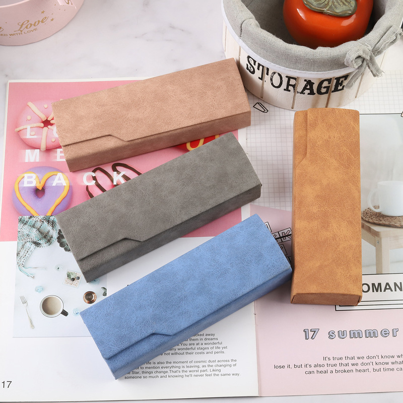 Sunglasses Case for Men and Women, Creative Glasses Case, Portable Simple Artistic Glasses Storage Box, Wholesale in Stock